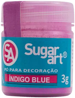 Pó para decoração Indigo Blue brilho para decoração, glitter para decoração, glitter para decorativo pó decorativo Sugar art