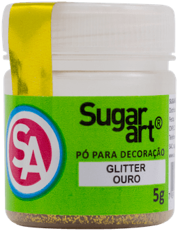 Glitter ouro Sugar Art brilho para decoração, pó para decoração, glitter para decoração