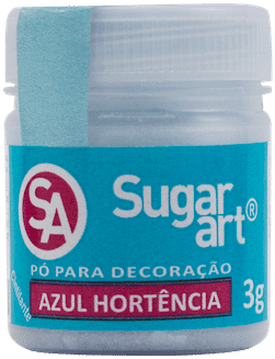 Pó para decoração Azul Hortencia brilho para decoração, glitter para decoração, glitter para decorativo pó decorativo Sugar art