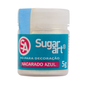 nacarado azul sugar art nacar