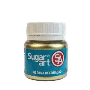 Pó Para Decoração Dourado Verdedeiro 30g Sugar Art Pó para decoração , glitter para decoração, glitter para decorativo pó decorativo Sugar art