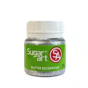 glitter prata 20g sugar art para decoração Pó para decoração , glitter para decoração, glitter para decorativo pó decorativo Sugar art
