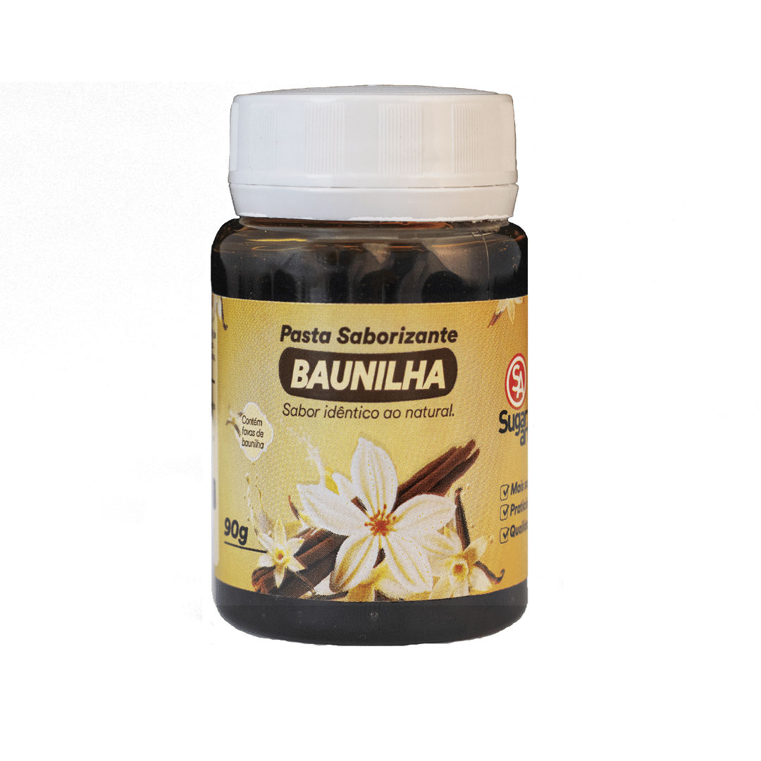Pasta Saborizante de Baunilha Sugar Art Com favas importadas e sabor autêntico, para receitas mais aromáticas e sofisticadas. 🍮 90g de puro sabor natural.