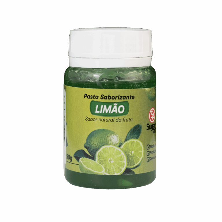 Pasta Saborizante de Limão Sugar Art Sabor cítrico refrescante e aroma natural. Perfeita para sobremesas, recheios e bolos!