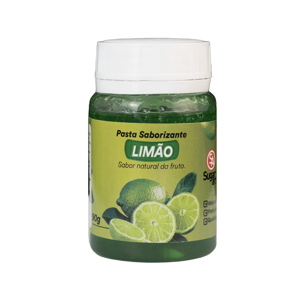 Pasta Saborizante de Limão Sugar Art Sabor cítrico refrescante e aroma natural. Perfeita para sobremesas, recheios e bolos!