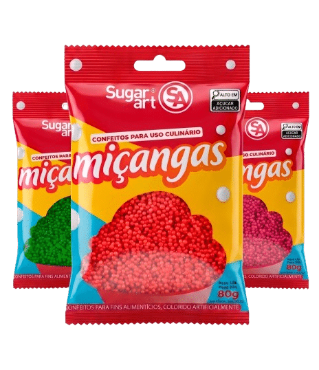 Miçangas Coloridas Sugar Art